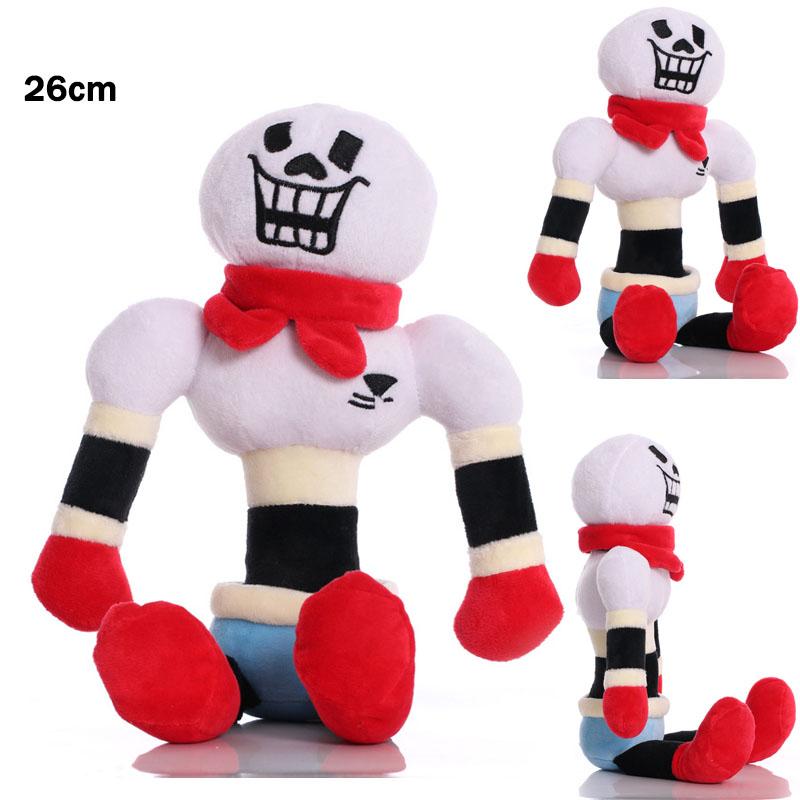 2pcs Set Undertale Plush Toys Sans Papyrus Plushies Figures Stuffed Animals Soft Game Characters Dolls Kids Birthday Xmas Gifts