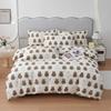 Cute Bear 100% Cotton Duvet Cover Cartoon Theme Bedding Set Kawaii Animal Comforter Cover Heart Print Bed Sets with 2 Pillowcase