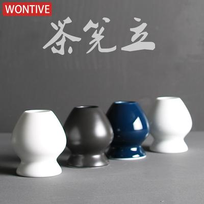Ceramiczny uchwyt na zieloną herbatę Matcha Chasen Japoński stojak Miska Bambusowa Trzepaczka Młynek Szczotki Uchwyt na przybory do herbaty Zestawy naczyń do herbaty Akcesoria