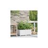 Garden Planter 2 pcs White 80 x 40 x 37.5 cm Plastic