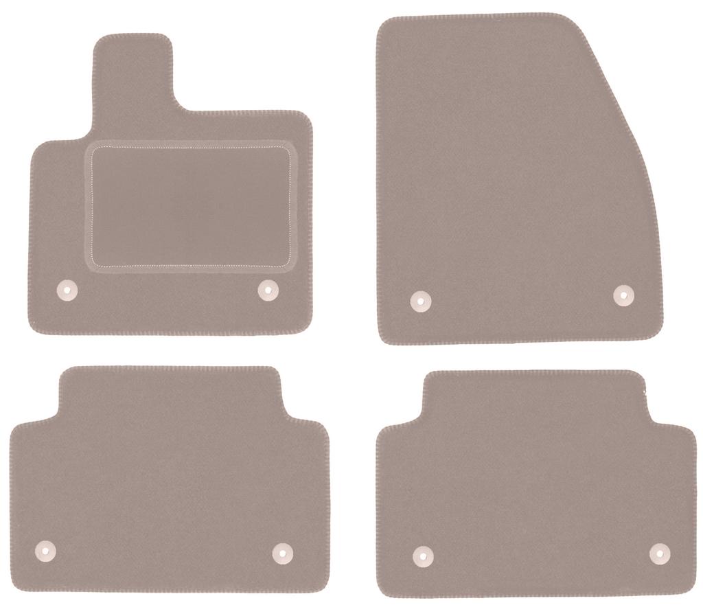 Beige Velour Floor Mats For: Range Rover Evoque II SUV (2019-)