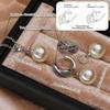 Leaf Imitation Pearl Necklaces Earrings Sets For Women Fashion Flower Cubic Zirconia Pendant with Chain Birhday Gift
