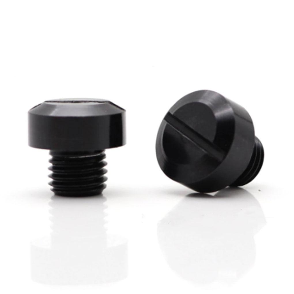 2 adet 10mm Motosiklet CNC Alüminyum Dikiz Aynası Delik Tapası Vidalar Kapaklar Cıvatalar Evrensel E-Bisiklet Motosiklet M10 Ayna Deliği Kapağı
