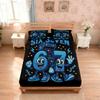 3pcs Cyber Style 67 Element Print Coreless Bed Sheet Set Multi Size Soft Bed Cover Bedroom Bedding Decoration Machine Washable
