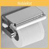 Steel Stainless 304 Toilet Paper Holder With Phone Shelf Modern Decor Bathroom