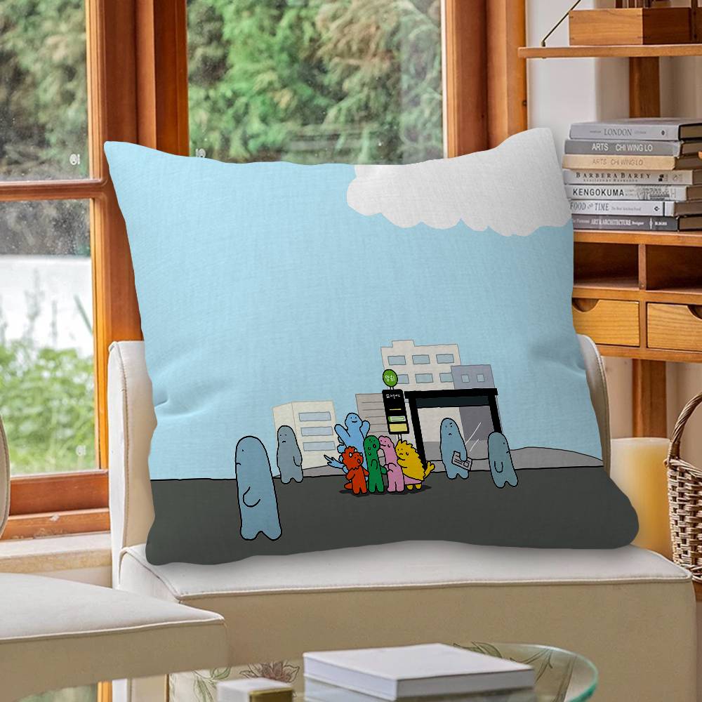 Cartoon J-Joguman S-Studio Lucky Dragon pillow cover sofa cushion cover home room decoration children gift