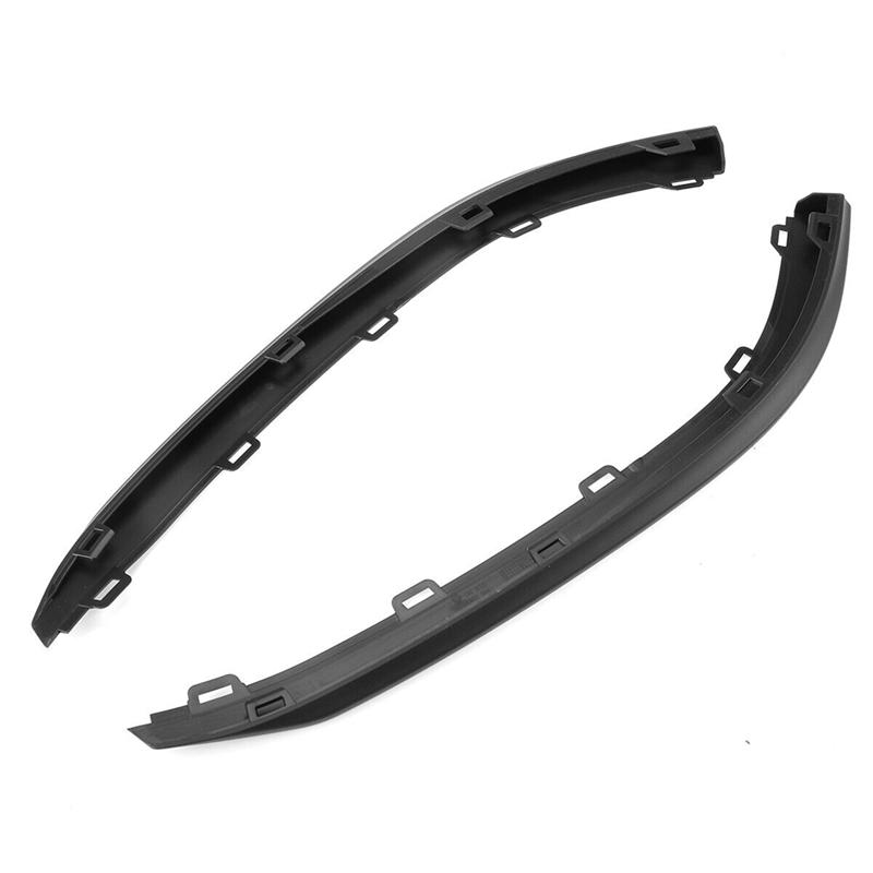 A51K-1 Pair Car Front Bumper Lip Lower Spoiler Valance Trim For VW Golf MK7 GTI 2015 - 2017 5GG8059039B9, 5GG8059049B9 Replaceme