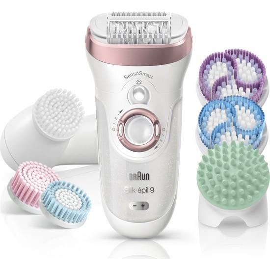 

Braun Silk-épil 9 9970 SkinSpa SensoSmart Эпилятор Розовое Золото, 13 Насадок / Удаление Волос, Отшелушивание и Система Ухода за Кожей