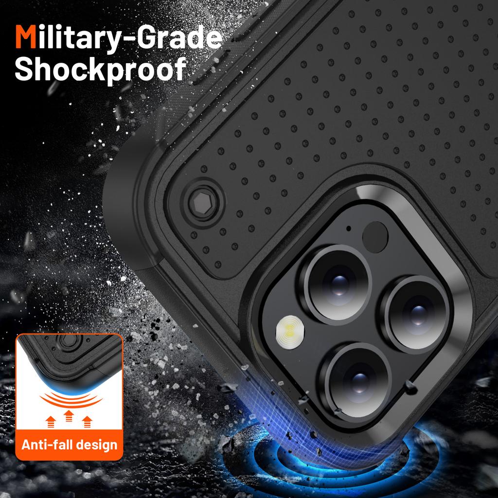 Protector Case for Iphone 17 Pro Max 17 Air 16 Plus 15 Pro Max 14 13 Iphone16 Iphone17 Accurate Cutouts Armor Phone Case