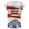 Summer New Fashionable Women's V-Neck Bloody Shirt Solves the Problem of T-Shirts and Interesting Halloween Blood Coats for Wome