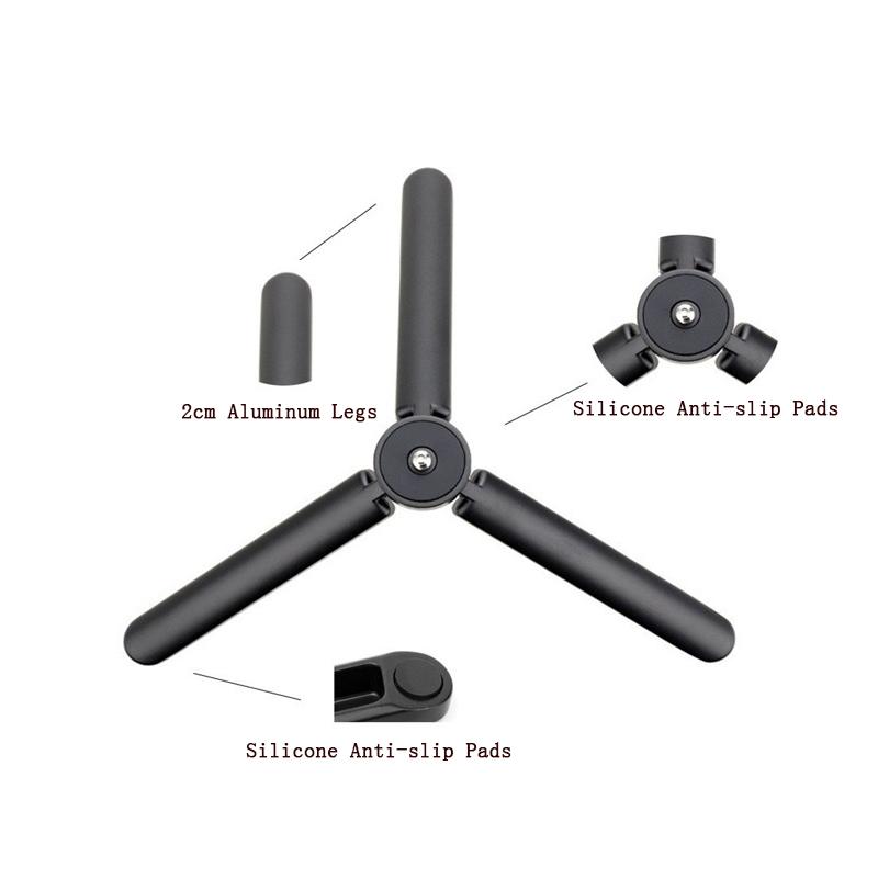 OSMO Mobile 6/OM 5 Tripod Stand Mini Tripod W 1/4'' Screw For DJI OSMO Mobile 7 7P 6 5 4 OSMO Pocket 3 Zhiyun Smooth Moza Feiyu
