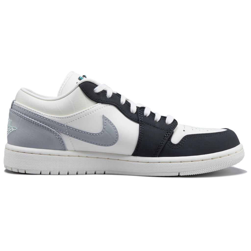 Air Jordan 1 Low Mens Sail Light Smoke Grey Mint Foam Off Noir IO2242-101