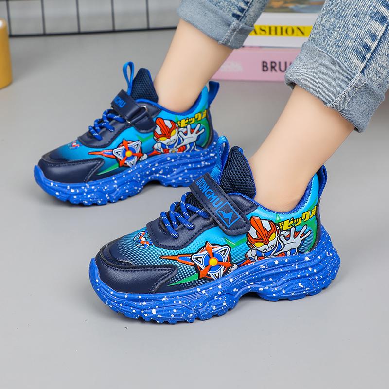 Fashion Kids Sports Walking Casual Shoes Boys Girls Kid's 4 Seasons Sneakers Cartoon Footwear for Child