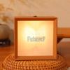 Creative LED Calligraphy Picture Frame: Tabletop Night Light & Bedside Lamp, DIY Birthday Gift