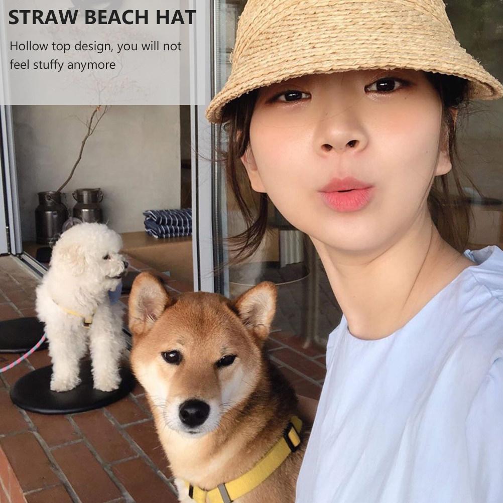 Big Brim Hollow Peaked Sunhat Lightweight Summer Beach Hat Breathable Sun Protection Cap for Travel Summer Hat серебряный
