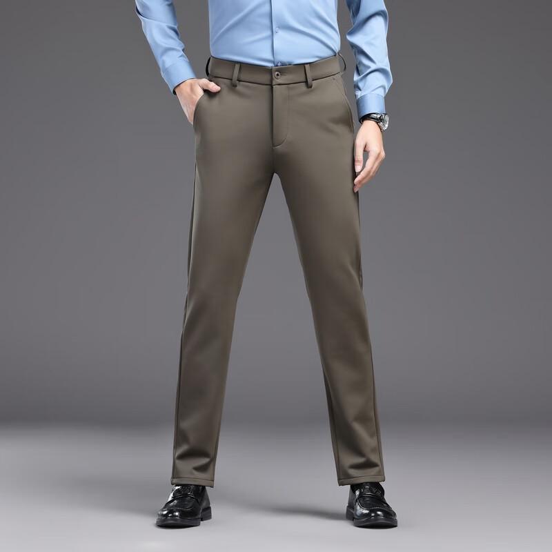 Yiliteng Men's Wrinkle-Resistant Casual Pants