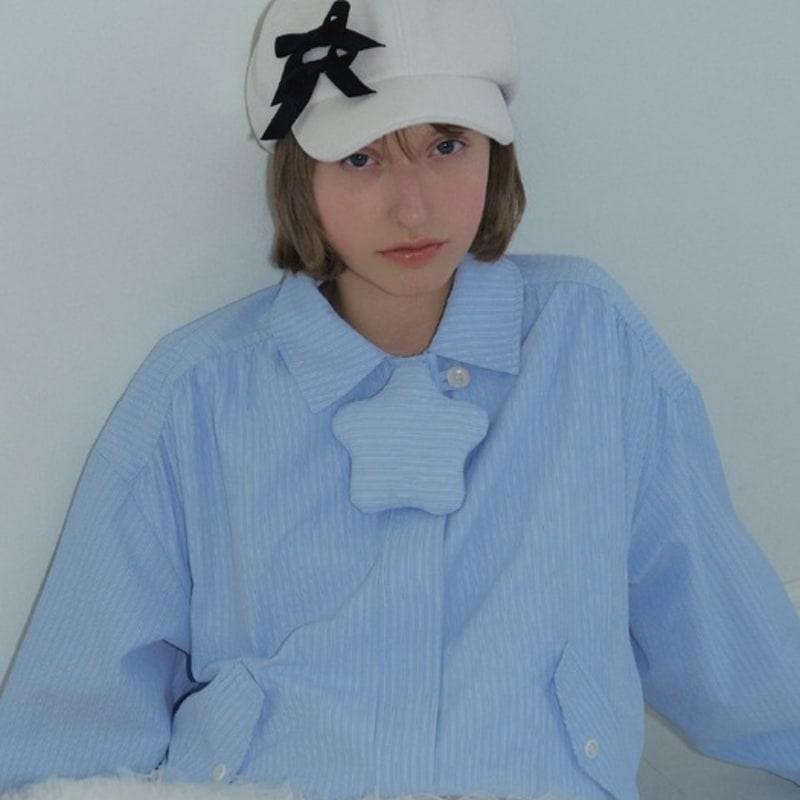 Poesiedame DOUBLE BOW MARGOT HAT IN CREAM