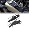 Bőr Üzemanyagtank Táska Panel Borítás Tasak Harley Sportster Iron 883 XL1200 48 Motorkerékpárhoz Üzemanyagtank Lábvédő Pajzs Párna Szőnyeg Tároló Zseb Szerszámtáska