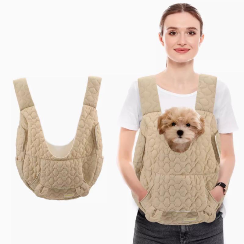 Haustiertragetasche Extra Große Kapazität Brustrucksack Hund und Katze Outdoor-Tasche Wasserdicht und Windabweisend Tragbare Haustiertasche