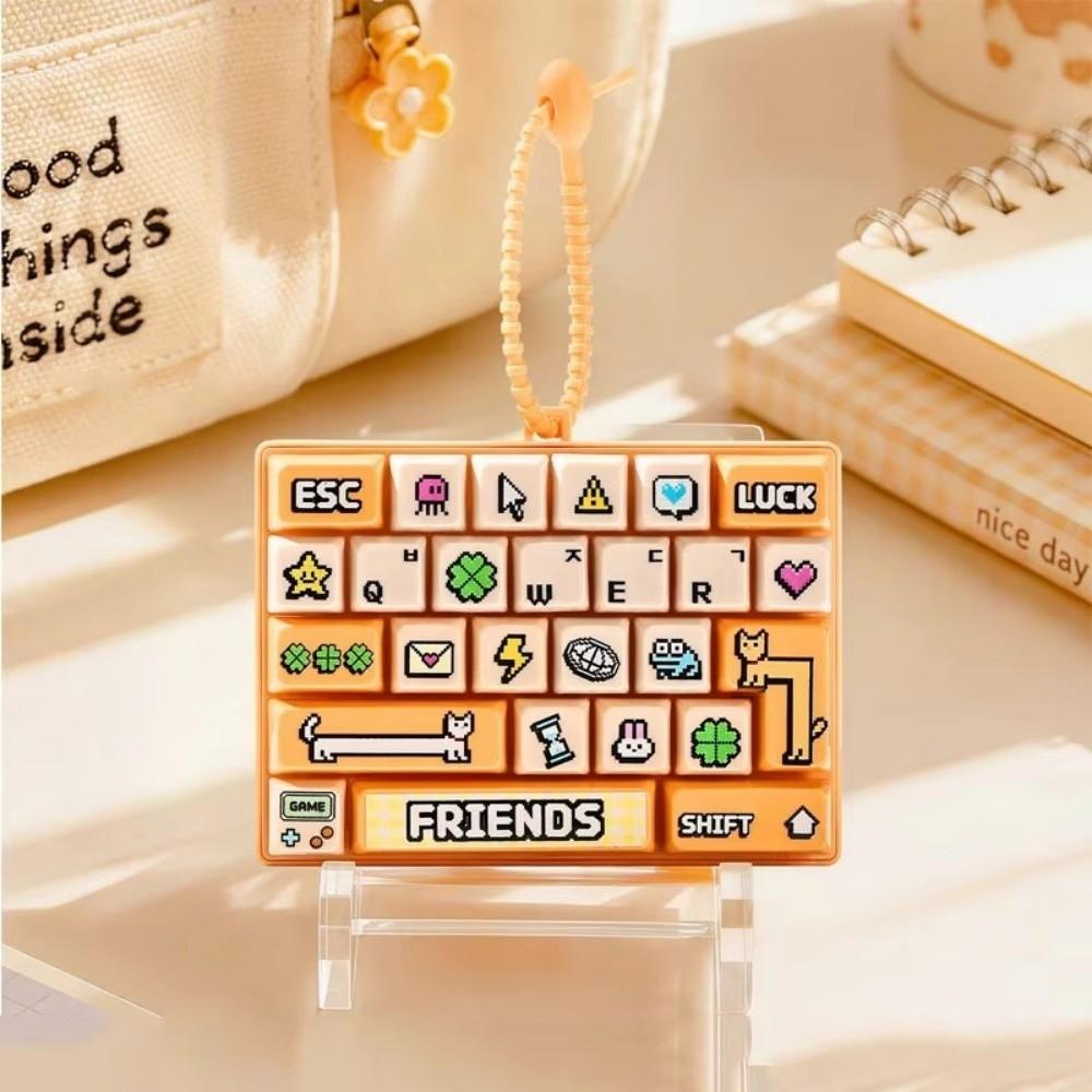 Creative 26 Keys Keyboard Fidget Keychain 26 Keys Keyboard Keychain  Party Favor Gift
