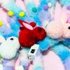1Pc  Plush Glow Glow Ball Rabbit Hair Band Party Plush Glow Headwear