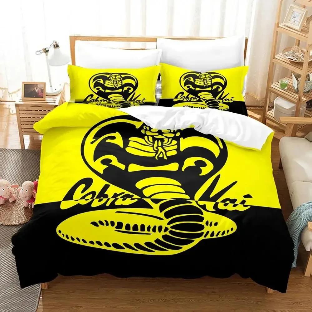 Karate Kid Bedding Set Boys Girls Twin Queen Size Duvet Cover Pillowcase Bed Kids Adult Fashion Home Textileextile