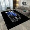 JDMs GTR Flag Car Pattern Carpet Decoration Room Home Outdoor Decor Racing Rug Non Slip Washable Game Style Floor Mat