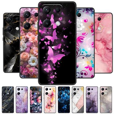 For Redmi Note 14S 4G Phone Case 14 S Marble Painting Pattern Soft Silicone Anti Drop Cover For  Xiaomi Redmi Note 14S Shell