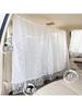 Lace Double-layer Car Privacy Curtains Universal Divider Curtain Between Rear Seat Auto Blackout Curtains Sun Shades