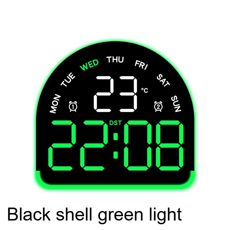 Nordic LED Display Electronic Alarm Clock Creative Ambient Light Multi-functional Decorative Table Clock Bedroom Wake-up Watch