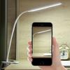 Adjustable LED Desk Clip On Lamp 360° Rotate 10 Brightness Reading Light with Clamp Eye Protection Dimmable Brightness