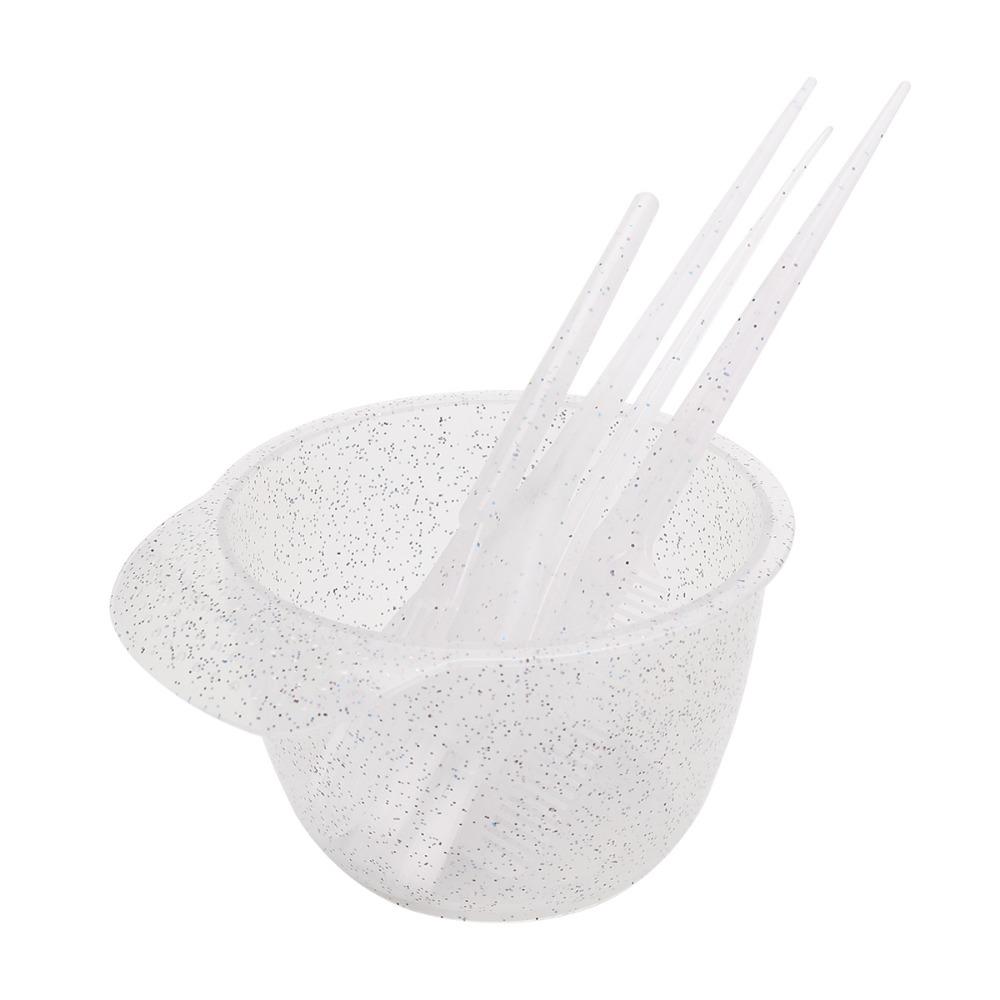 5Pcs/Set Hairdressing Professional Hair Dyeing Kit Bleaching Tail Comb Hair Color Dye Bowl Hair Coloring Applicator Tools