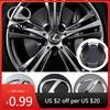 Innenaufkleber 4 Stück 62MM Autoemblem Felgendeckel Nabenkappen Zubehör für F SPORT ES RX NX LS UX LM LX GX LC RZ IS CT
