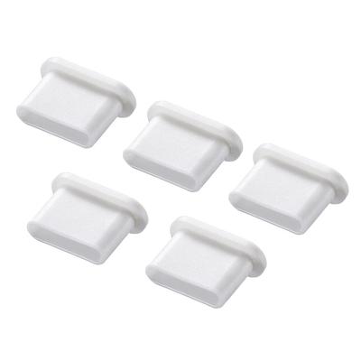 SANWA SUPPLY Krytka konektoru typu C, bílá, TK-CAP6W