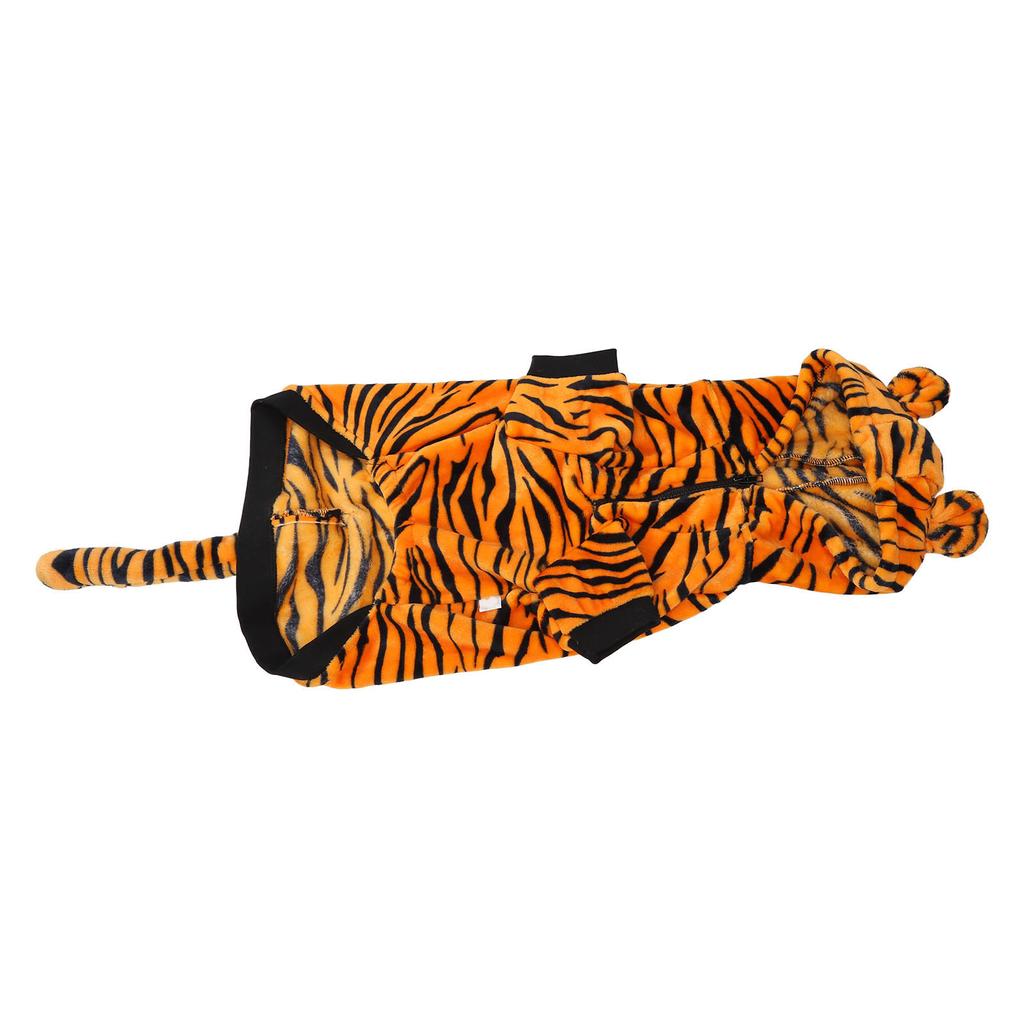 Pet Warm Clothes Cute Tiger Stripes Prevents Hair Loss Dog Winter Clothing for Medium and Large Dogs