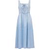 ONLY Women's 2025 Summer Tencel Soft Square Neck Denim Long Dress