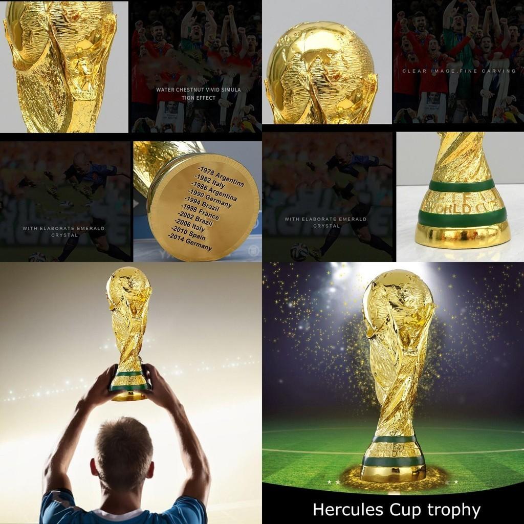 Prächtiger Herkules-Pokal der FIFA Fußball-Weltmeisterschaft 2022 in Katar