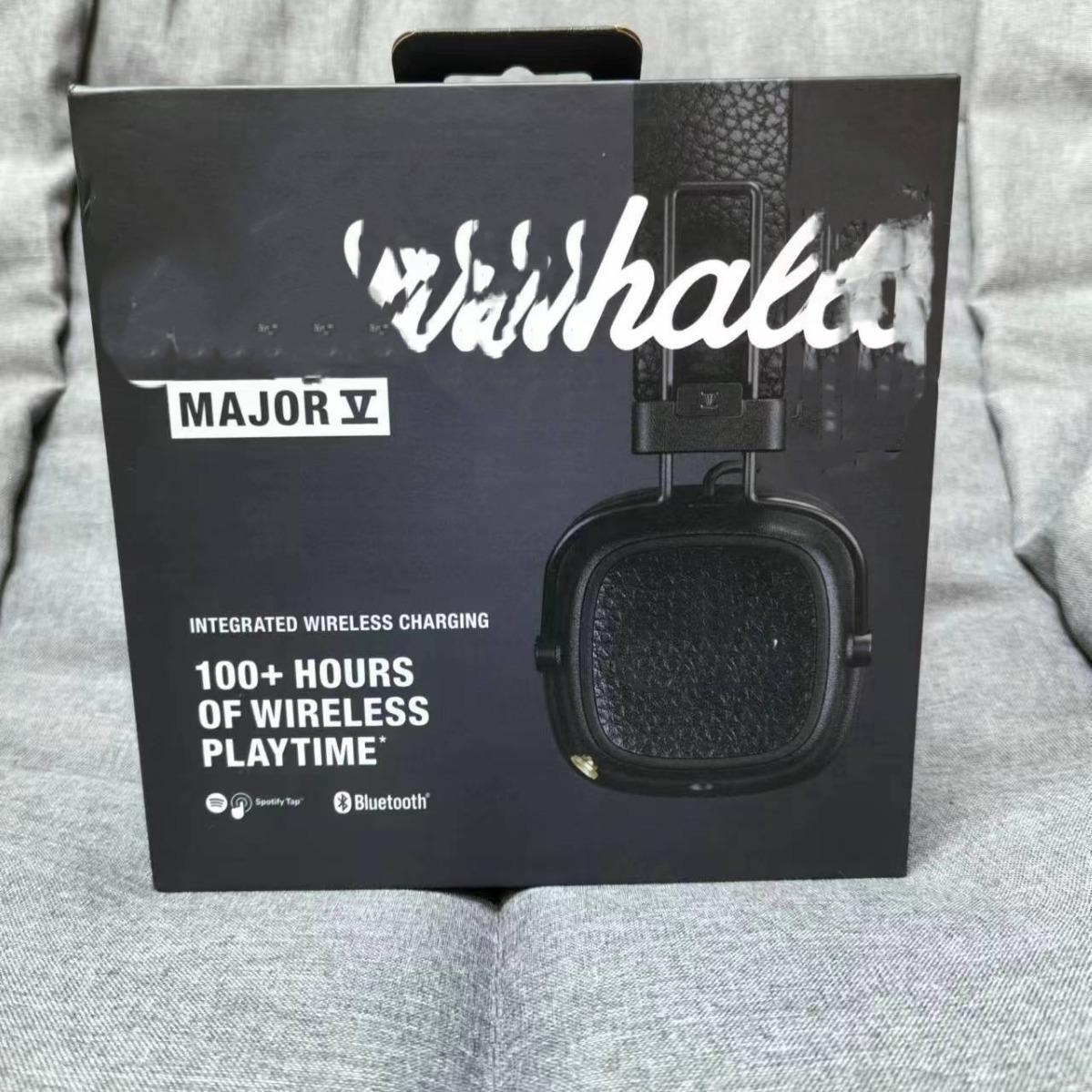 

Retro Foldable MAJOR V5 Over-Ear Wireless Bluetooth Headset with Heavy Bass коричневий