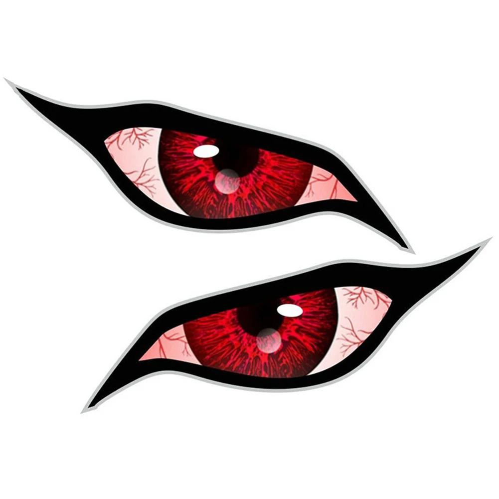 3D Stereo Reflective Eyes Stickers for Car Rearview Mirror Auto Strong Reflective Cat Eyes Waterproof for Truck SUV Car Stickers