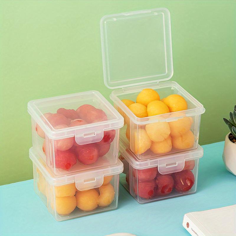 Frucht-Bento-Box, Tragbare Outdoor-Frischhaltebox, Aufbewahrungsbox, Kühlschrank-Spezifische Lebensmittelqualität Kunststoff-Reisbox, Versiegelte Box