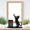 Metal Pen Holder Black Cute Animal Desk Pencil Organizer for Office Home Decor