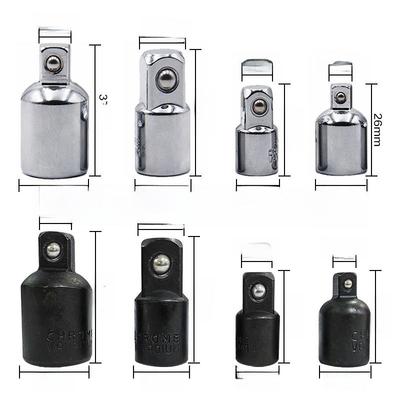 4-Piece Cross-Border Adapter Set: Large, Medium, Small Sleeves 1/2, 3/8, 1/4