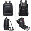 Humerpaul Zaino in pelle Borsa per computer multifunzione di grande capacità Borsa da viaggio con presa USB