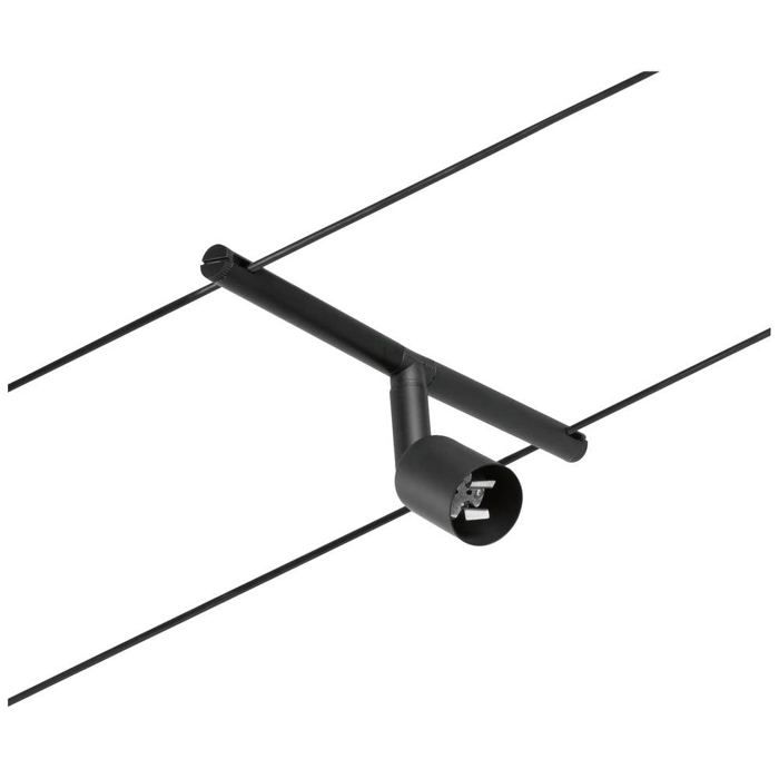 Système complet d'éclairage sur câble - PAULMANN - 94446 - Noir mat - Chrome - Intérieur