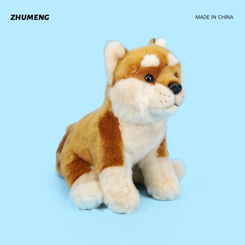 New Cute Akita Dog Doll Plush Toy Cute Little Dog Doll