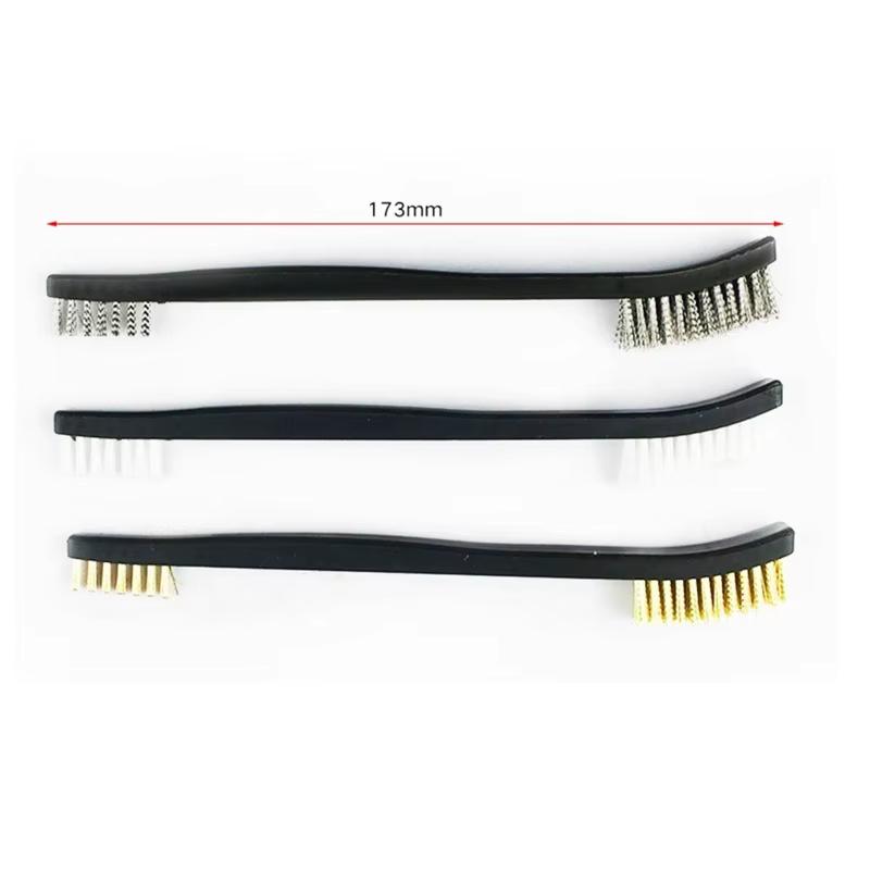Universal Gun Hunting Cleaning Kit Steel Wire Brush Nylon Pick Set Tactical Rifle Pistol Gun Hunting Cleaning Tool Accessories
