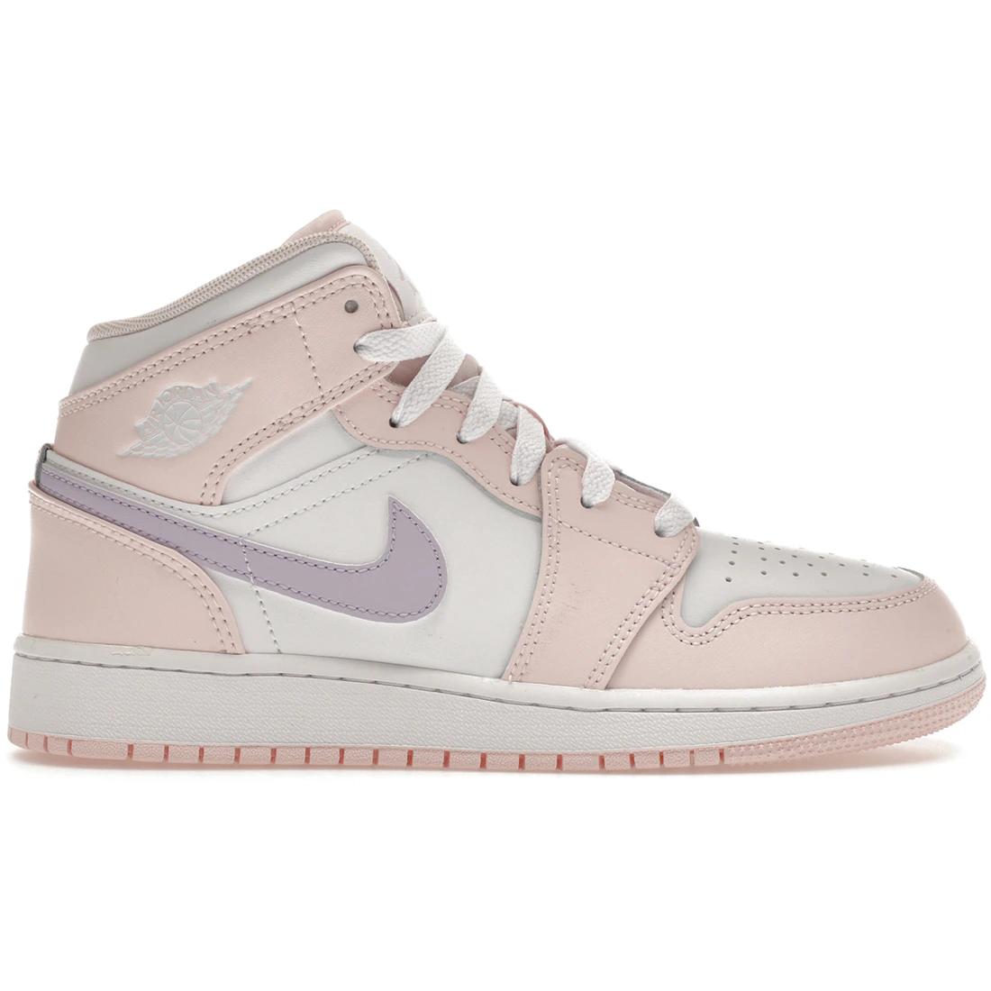 

Кроссовки Jordan 1 Mid Pink Wash (GS)(FD8780-601) 39