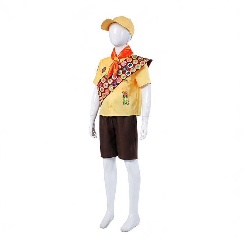 Maison volante Russell Costume de Cosplay Petit Explorateur Personnage de Film Russell Tenue de Cosplay