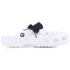 Crocs Classic clog black and white SDS EVA simple, casual and comfortable versatile classic hole shoes for men and women white