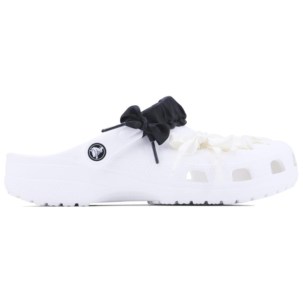 Crocs Classic clog black and white SDS EVA simple, casual and comfortable versatile classic hole shoes for men and women white